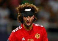Ekspresi Kocak Fellaini...