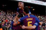 Suarez Hat-trick, Barcelona...