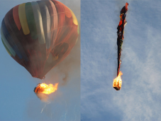 Balon udara meledak...
