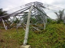 Tower digergaji, delapan...