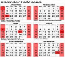 Ini dia jadwal cuti...