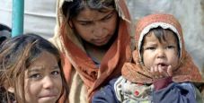 Angka pengungsi di Afghanistan...