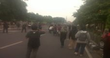 GMKI bakar ban, blokade...