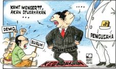 Buruh PT Sanyo tuntut...