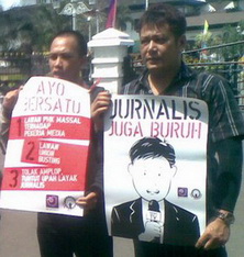Upah wartawan rendah,...