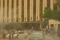 Pendukung presiden Sudan...