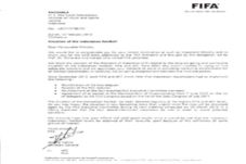 Surat FIFA di Menpora...