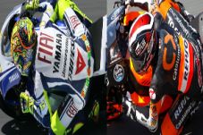 Rossi ajari Marques...