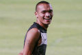 Ferdinand Sinaga senang...