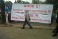 Buruh kepung Jokowi-Ahok...