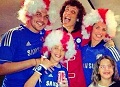 Pakai kostum Chelsea,...