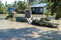 Sungai Benenain meluap,...