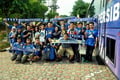 Bus rombongan Persib...