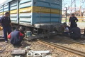 Kereta barang di Stasiun...