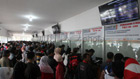 H-7, tiket bus Padang-Medan...