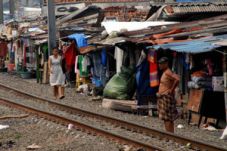 Kampung kumuh di Jakarta...