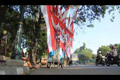 Penjual bendera musiman...