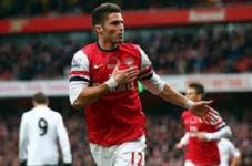 Giroud menangkan Arsenal