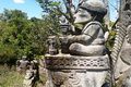 Pemahat batu di Sumba...