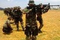 Batalyon 501 latihan...