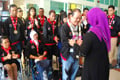 Ratusan mahasiswa berlaga...