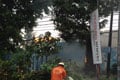 Kabel listrik terbakar...
