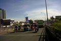 Akibat truk mogok, lalin...