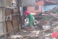 Warga yang tergusur...