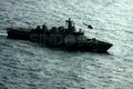 Belasan kapal perang...