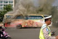 Bus Bianglala terbakar...