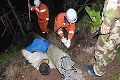 Tertimpa tiang listrik,...