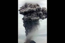 Endapan awan panas Sinabung...