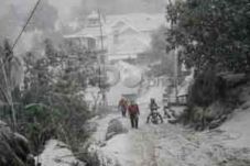 Kelud meletus, Kecamatan...