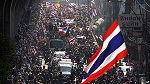 Pengunjuk rasa di Thailand...