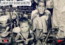 Tulis korupsi pejabat,...