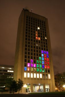 Tetris Raksasa dimainkan...
