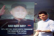 Gaya rambut Jong-un...