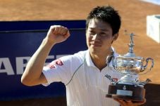 Punya modal, Nishikori...