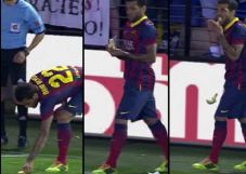 Dilempar pisang, Alves...