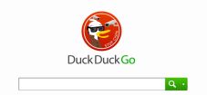 Mesin pencari DuckDuckGo...