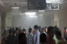 Mal Thamrin City terbakar