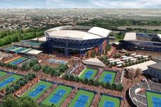 AS bangun istana tenis...