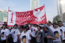 Pendukung Prabowo-Hatta...