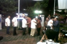 Tiba di Cikeas, Prabowo...