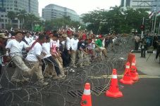 Ribuan Massa Pro Prabowo...