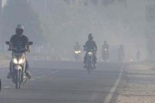 Kabut Asap di Muaraenim...