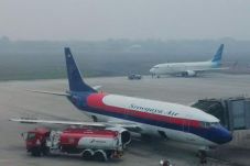 Kabut Asap Ganggu Penerbangan...