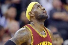 LeBron James Bela Cavaliers