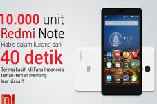 Redmi Note Ludes Terjual...