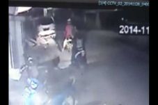 Aksi Pencuri Motor di...